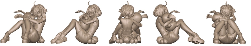 兎美ミヤくんのSTLデータ