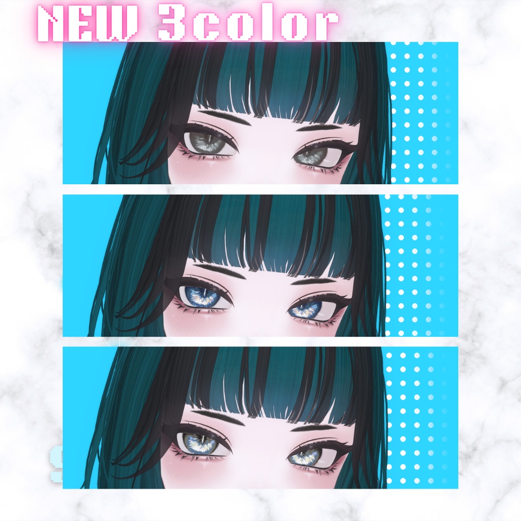 【9アバター】MOON_EYE&tongue【12color】