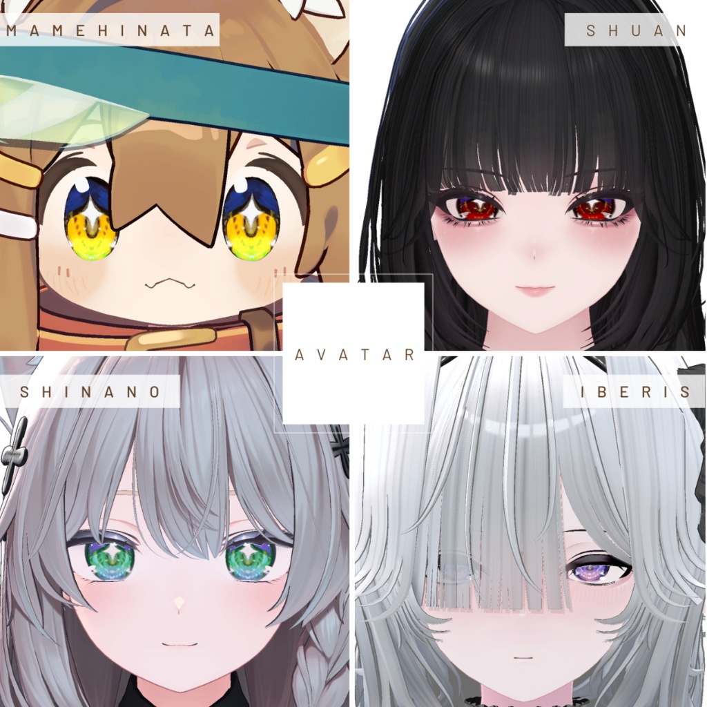 【複数アバター対応】Iris EYE 【14color】