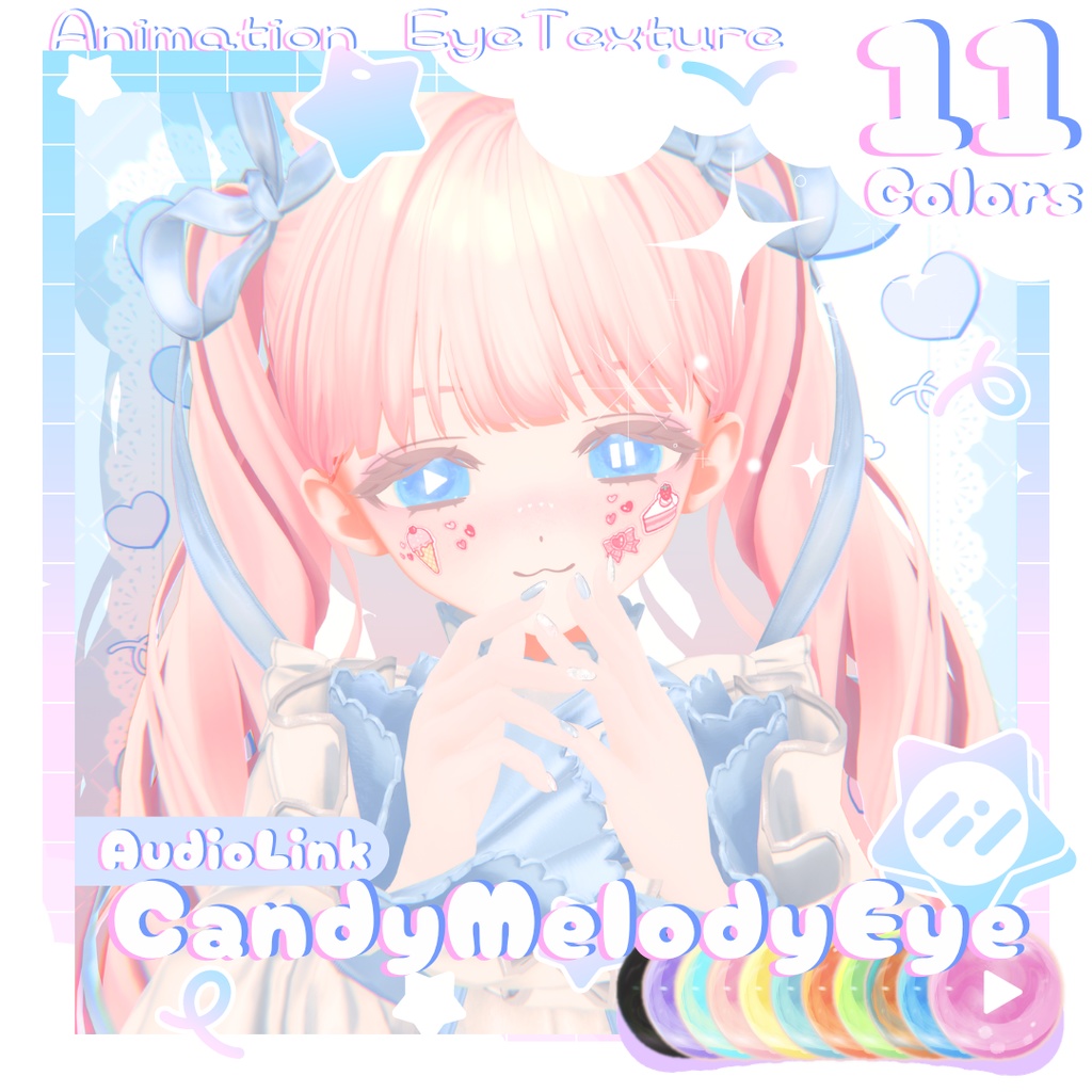 【フィユエ対応】CandyMelodyEye【11Color】