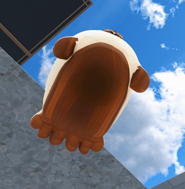 【3Dモデル】しっぽがちょいキモ!あざらしちゃん【置物・アクセサリー】