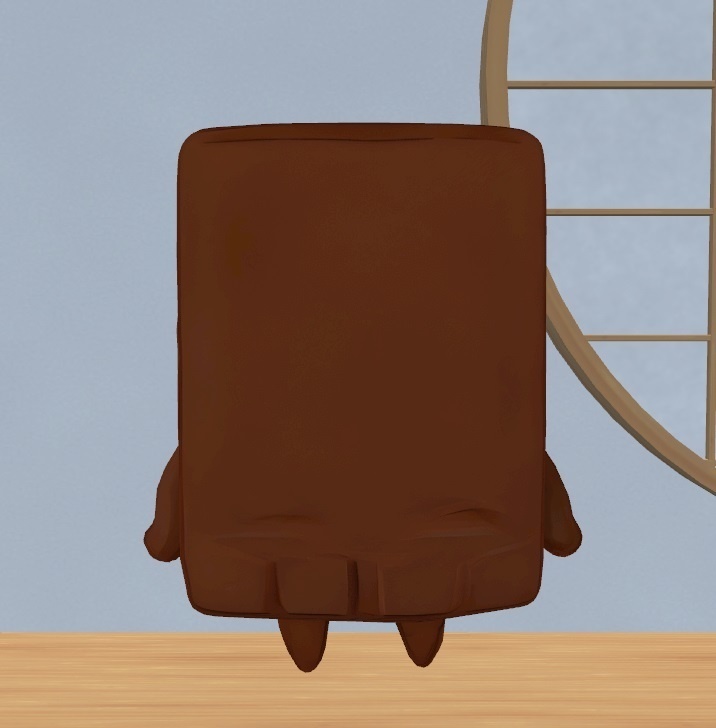 【オリジナル3Dモデル】板チョコちゃん(VRM / cluster対応)