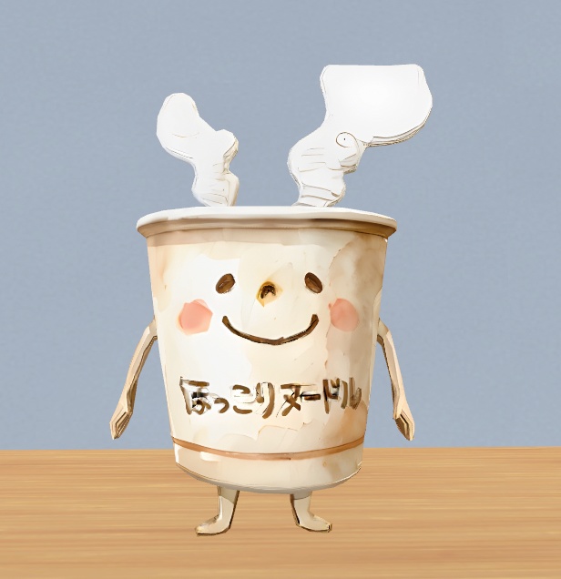 【オリジナル3Dモデル】ほっこりヌードルちゃん（VRM / cluster対応）