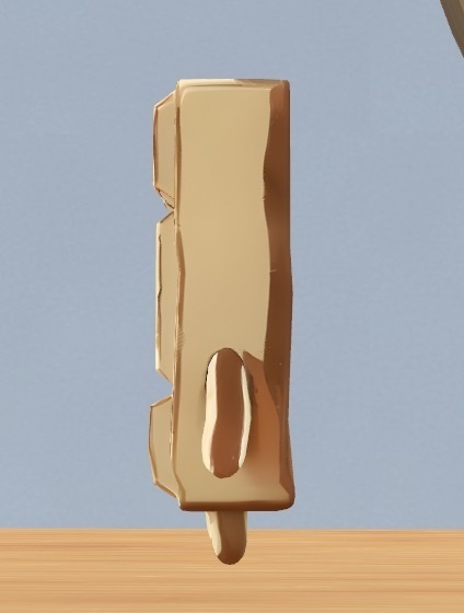 【オリジナル3Dモデル】ホワイト板チョコちゃん【cluster対応】