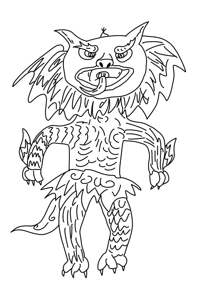 KOTARO'S WORLD ビッグキーホルダー シーサー