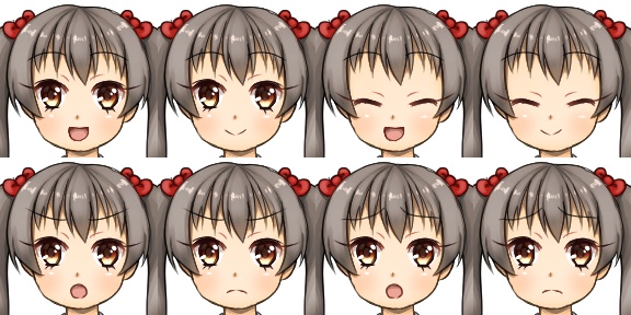 【無料】立ち絵フリー素材『元気ツインテ』