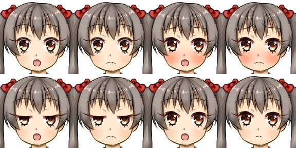 【無料】立ち絵フリー素材『元気ツインテ』