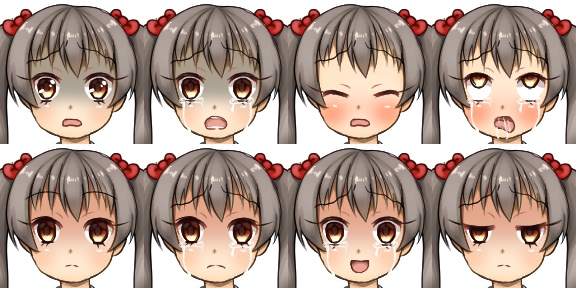 【無料】立ち絵フリー素材『元気ツインテ』