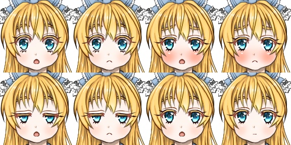 【無料】立ち絵フリー素材『アリス』