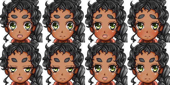 【無料】立ち絵フリー素材『やんちゃポニテ』