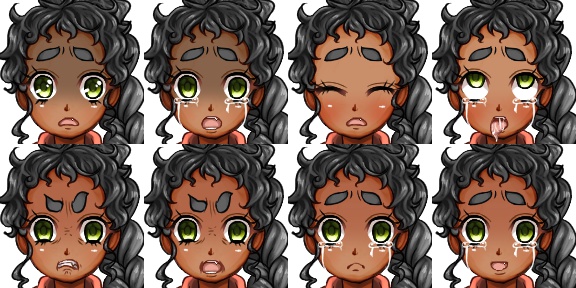 【無料】立ち絵フリー素材『やんちゃポニテ』