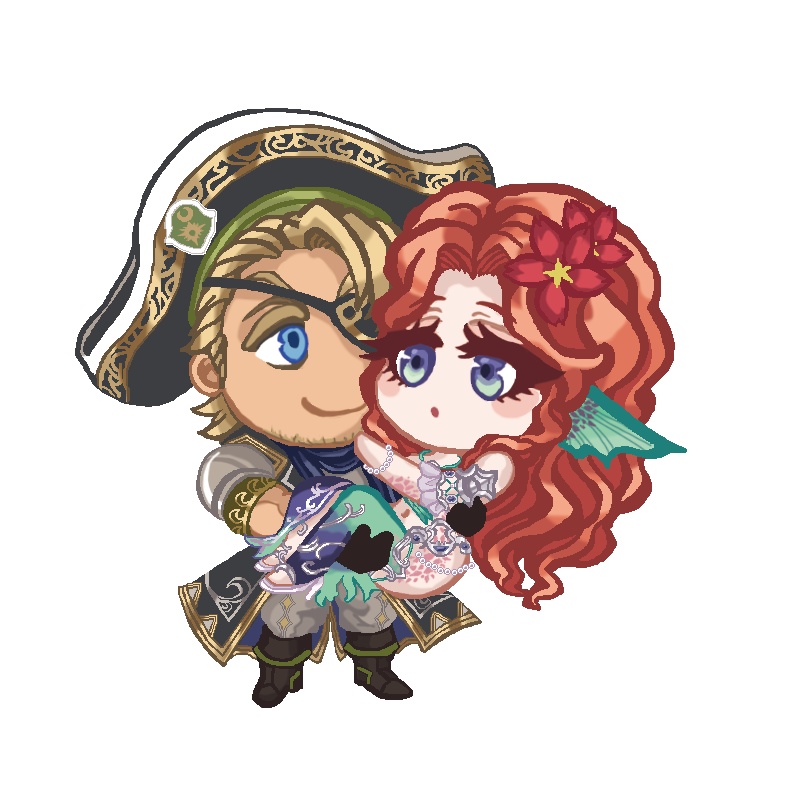 ロマサガ２R「フィッシャー＆メリテー」アクリルスタンド