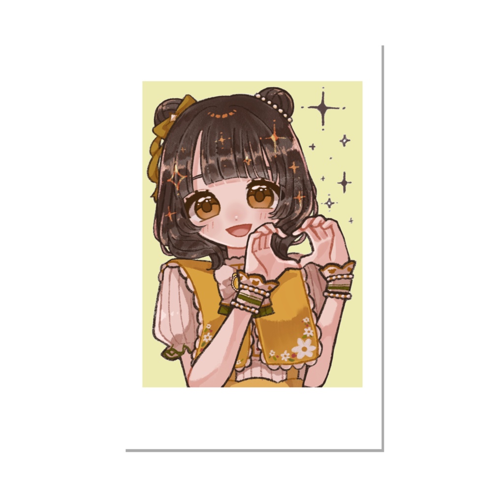 チェキ風カード【こむぎ2周年記念グッズ】