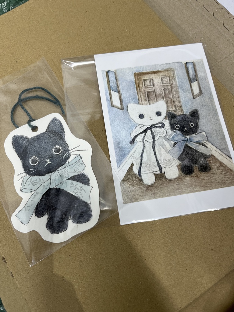 レースとくろねこ