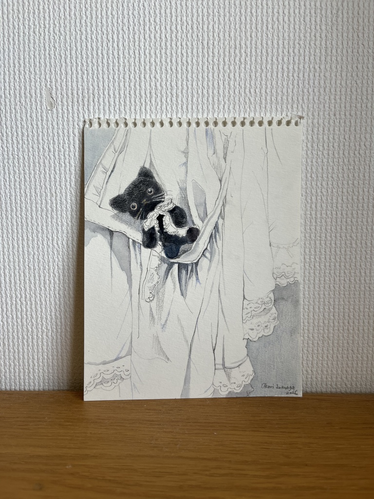 レースとくろねこ