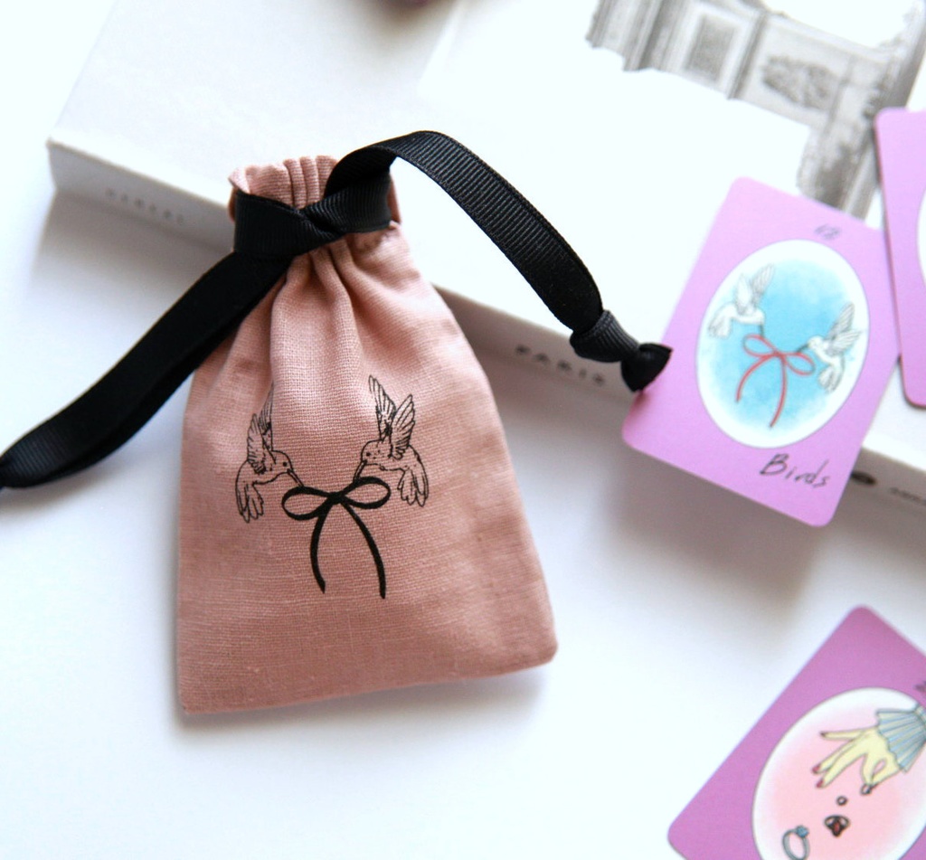 リボンルノルマンミニ巾着