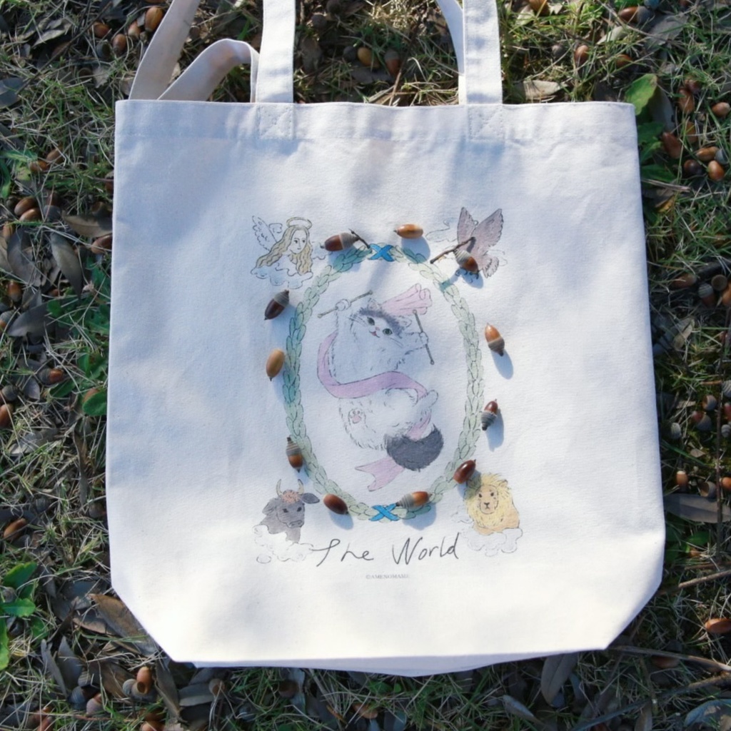 世界な猫のトートバッグ