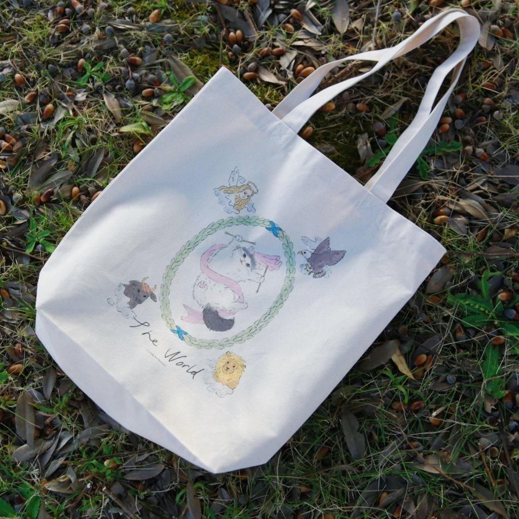 世界な猫のトートバッグ