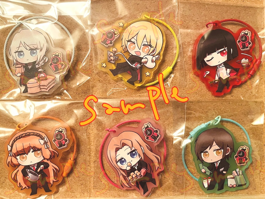 バレンタイン女子アクキー