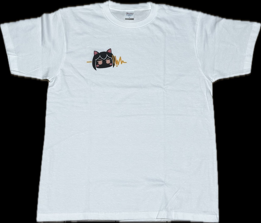 maimai ちびみるく デフォルメワンポイントTシャツ ホワイト