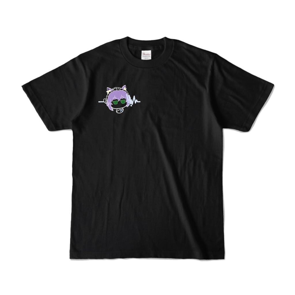 maimai ソルト デフォルメワンポイントTシャツ ブラック