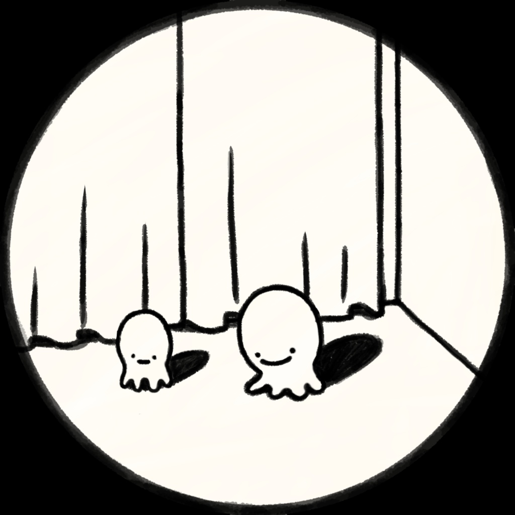 小さな生物 マスキングテープ 謎の生物たち・たまごくん