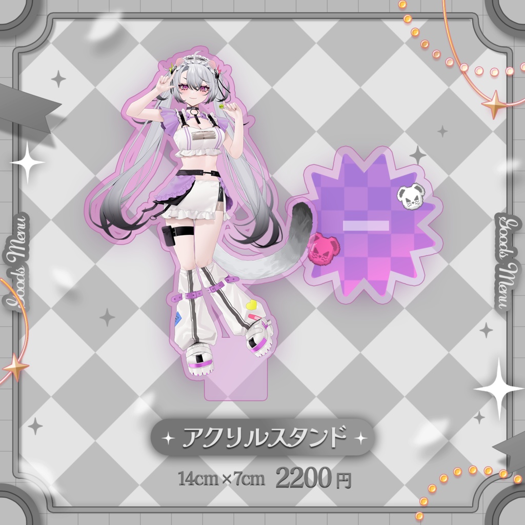 【編集可PSD】お品書きテンプレート【周年/生誕/新衣装/デビュー記念】