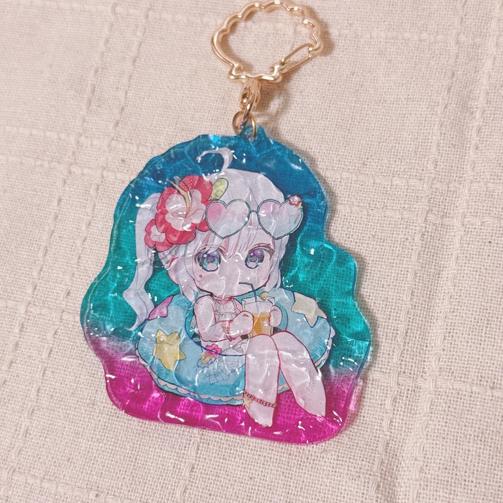 すいめんアクキー ステッカーセット