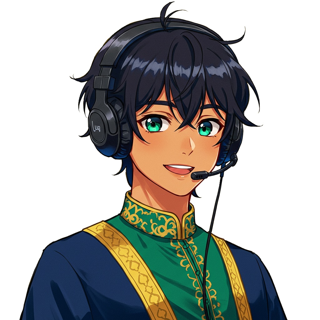 【Live2D簡易モデル】カメラ不要・マイク音声で口が動く：アブドゥルくん