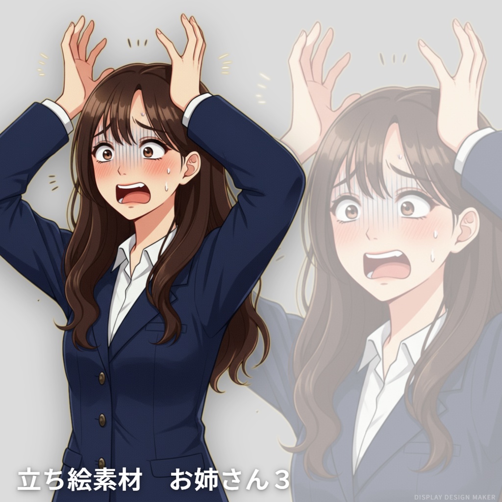 立ち絵素材　お姉さん３