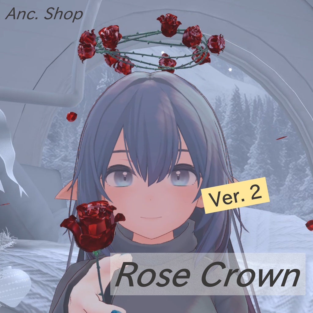 Rose Crown【ヘアアクセサリー/ヘイロー/チョーカー】