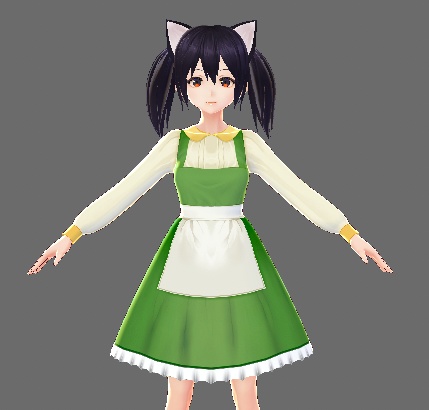 シンプルなワンピース