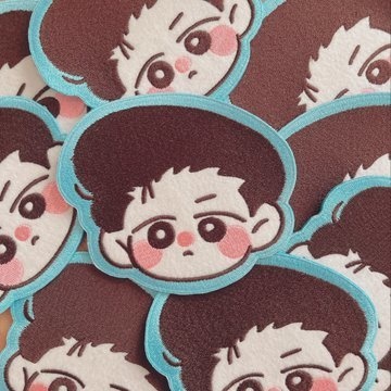 お顔コースター