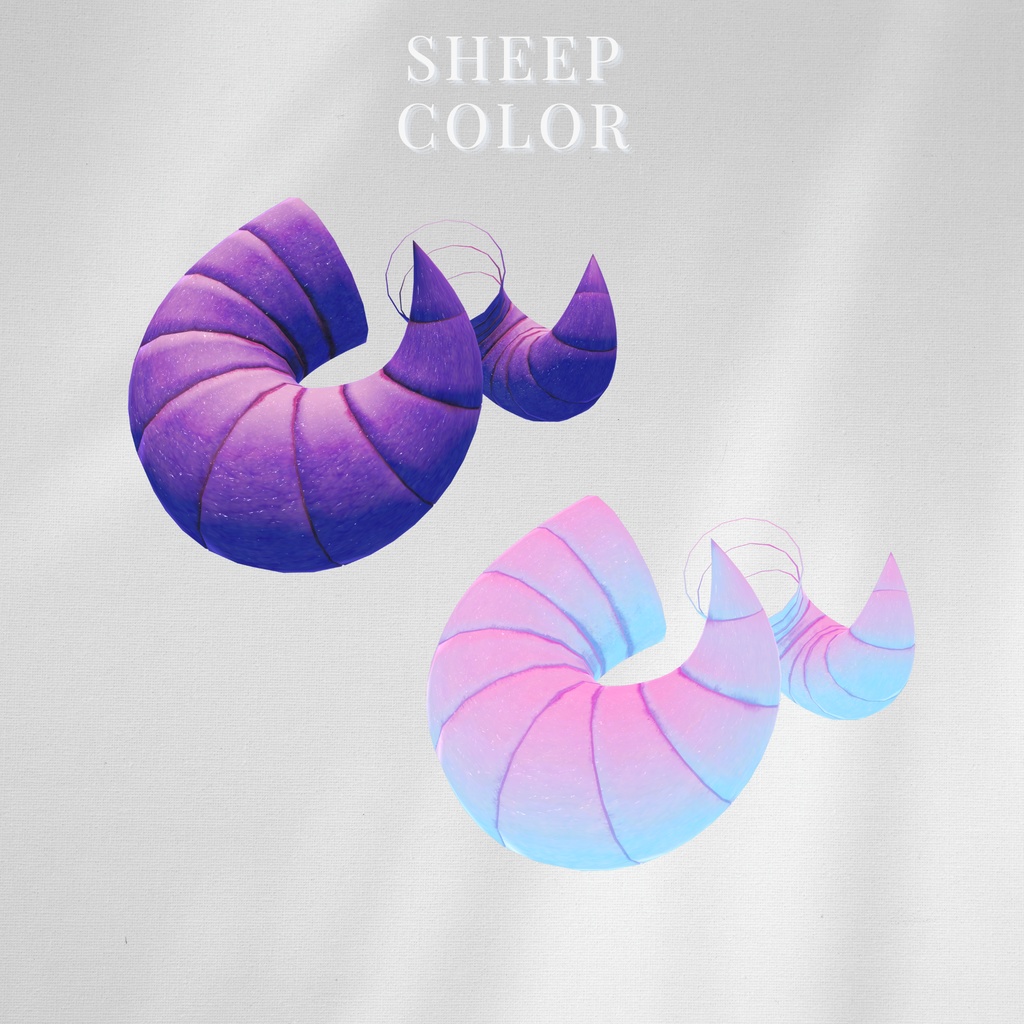 【複数アバター対応】Horn Veil