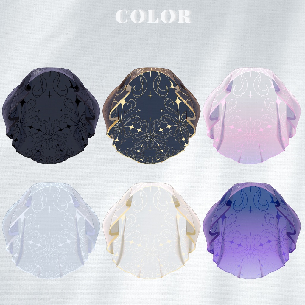 【複数アバター対応】Horn Veil