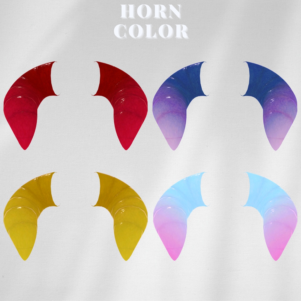 【複数アバター対応】Horn Veil