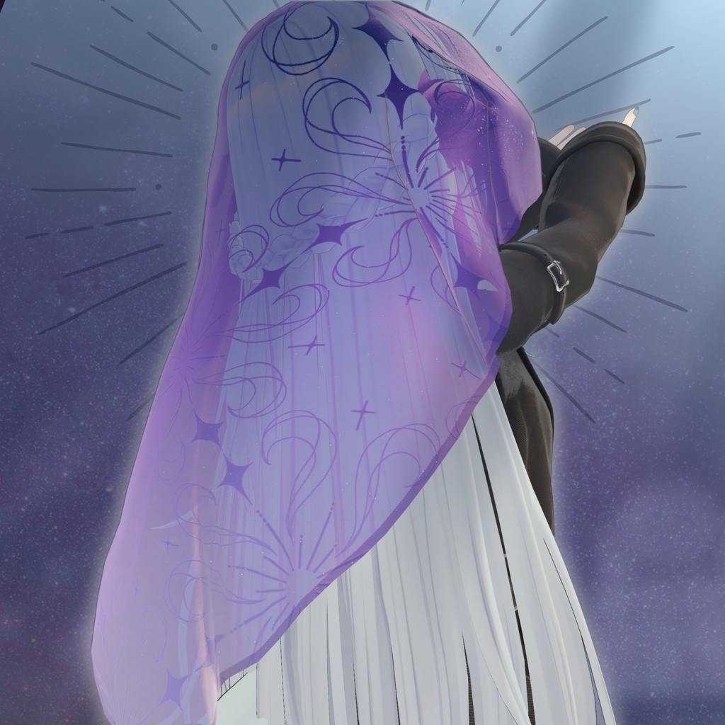 【複数アバター対応】Horn Veil