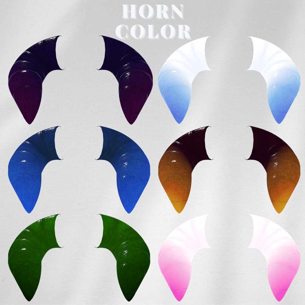 【複数アバター対応】Horn Veil