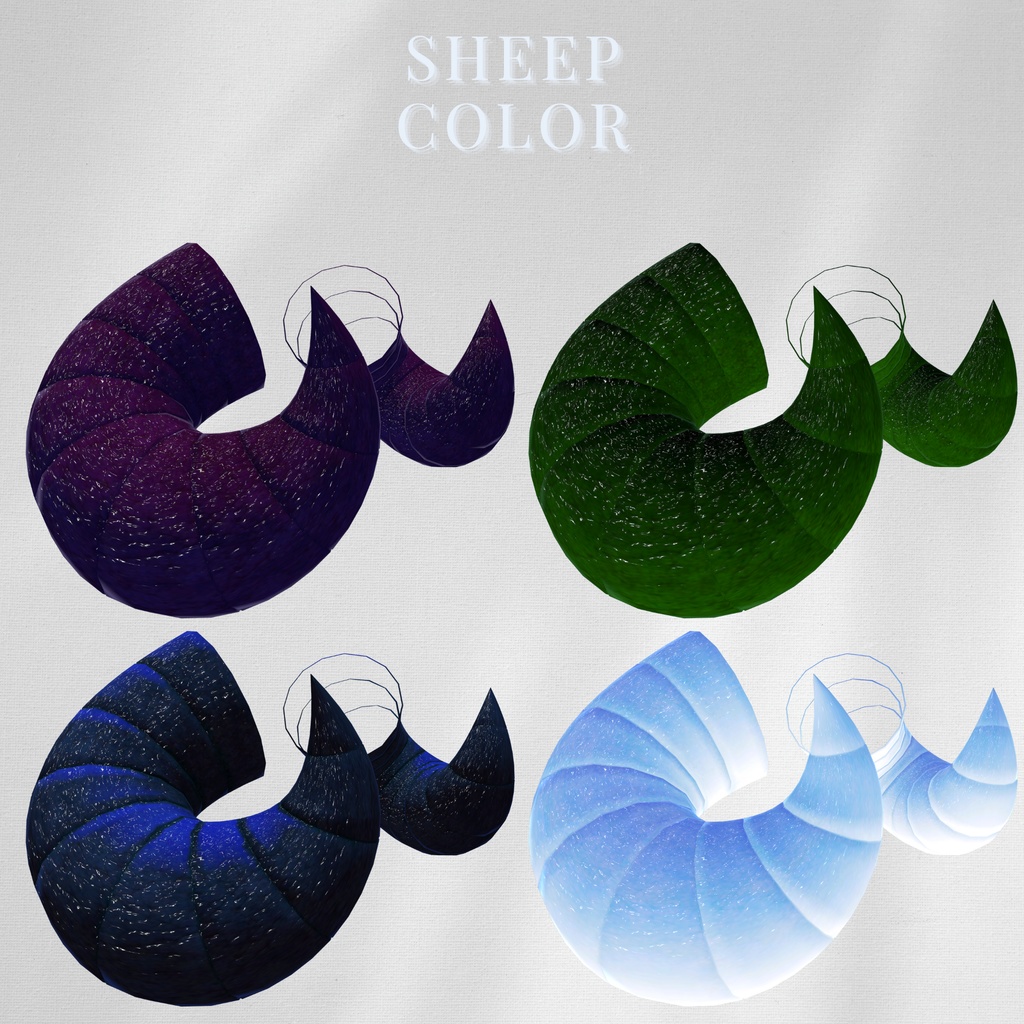 【複数アバター対応】Horn Veil