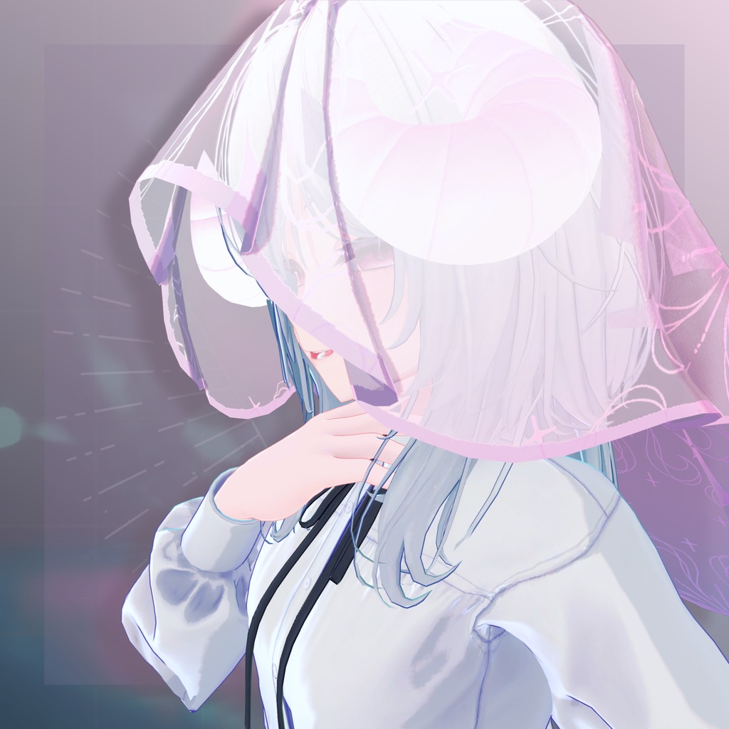 【複数アバター対応】Horn Veil