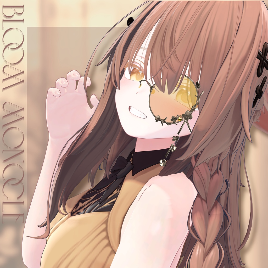 フルパックセール中!【18アバター対応】Bloom Monocle