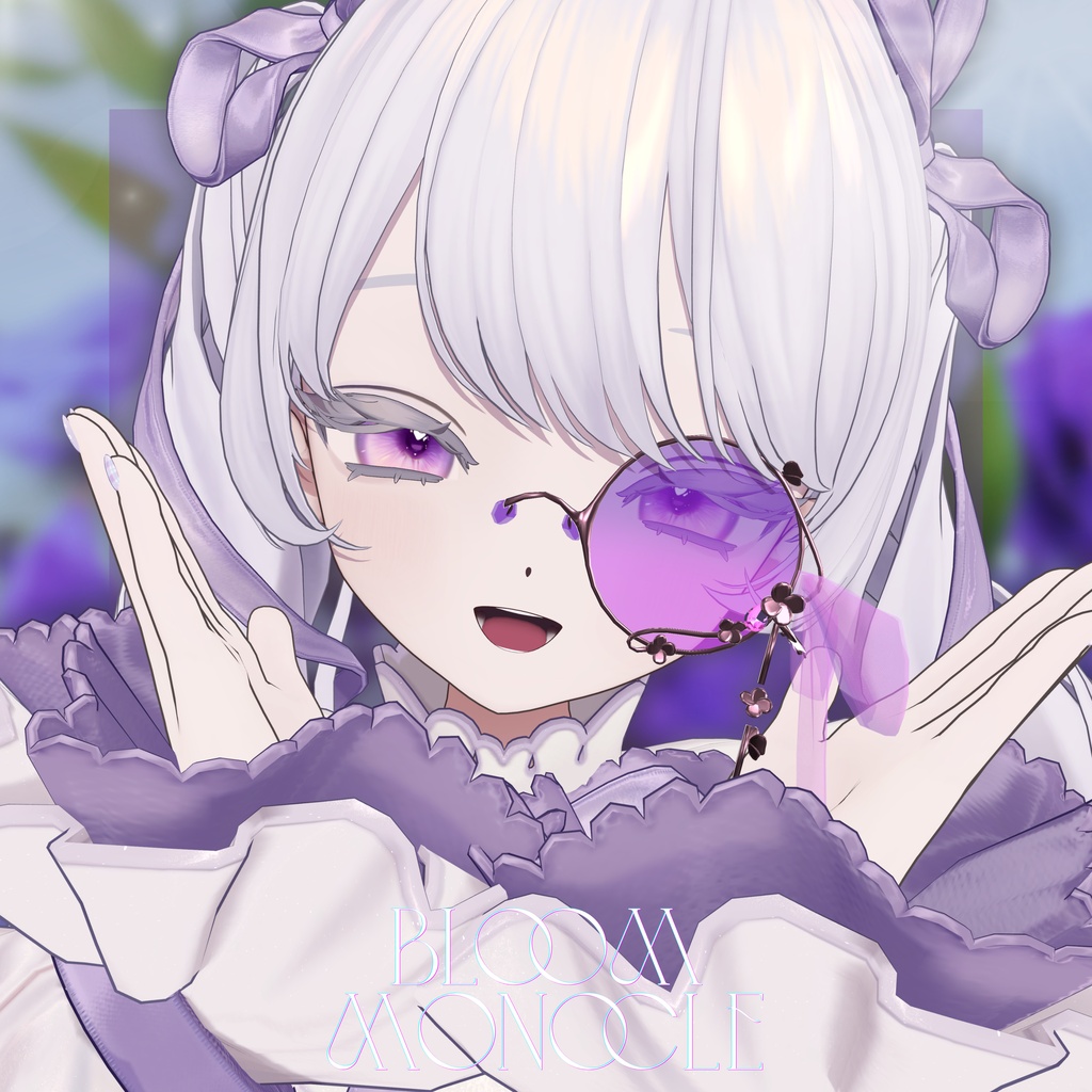 フルパックセール中!【18アバター対応】Bloom Monocle