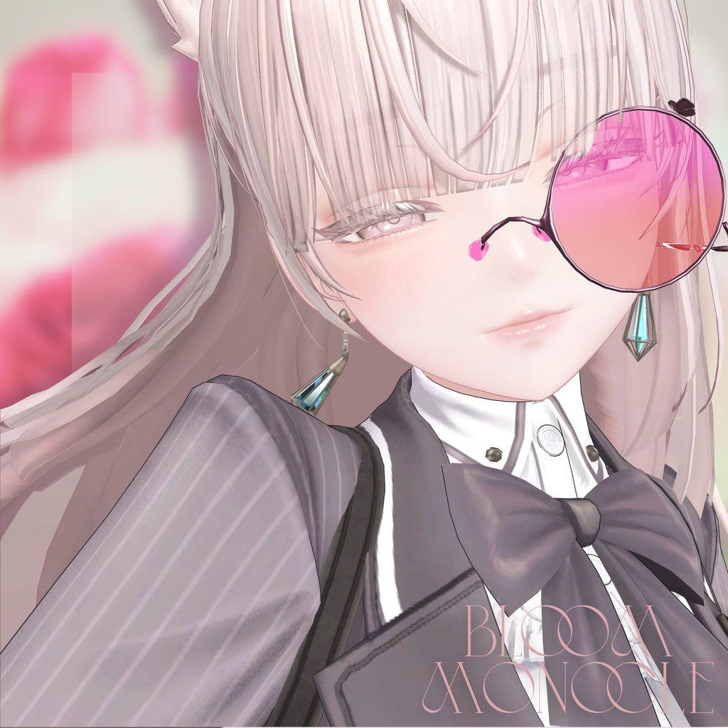 フルパックセール中!【18アバター対応】Bloom Monocle