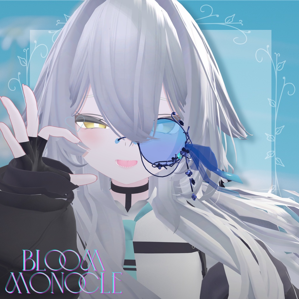 フルパックセール中!【18アバター対応】Bloom Monocle