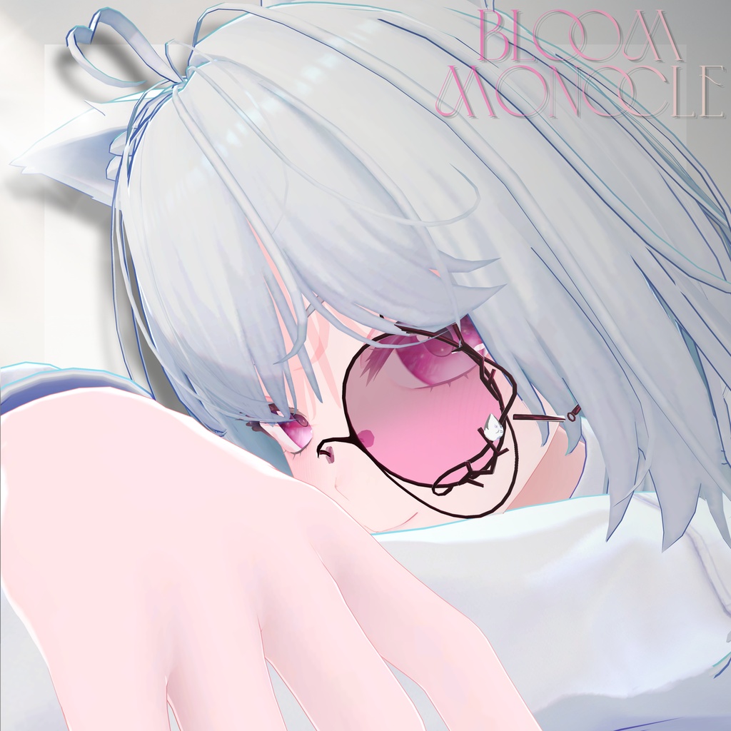 フルパックセール中!【18アバター対応】Bloom Monocle