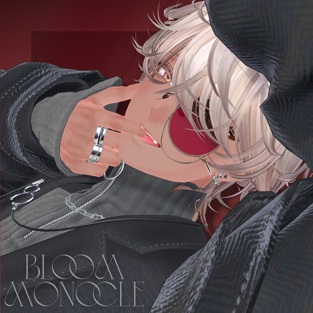 フルパックセール中!【18アバター対応】Bloom Monocle