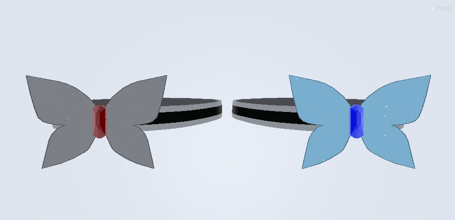 【真冬ちゃん用】蝶のチョーカー