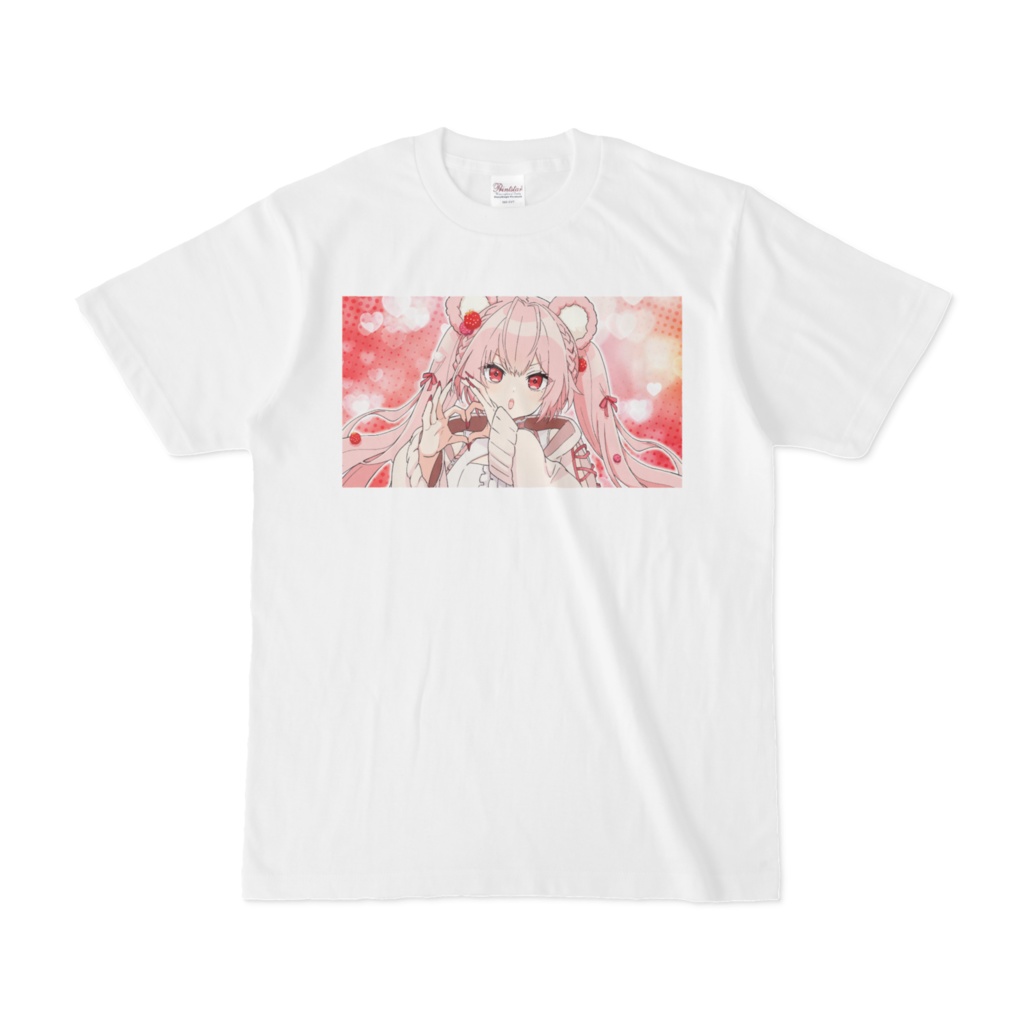 叶苺りまのハートポーズTシャツ
