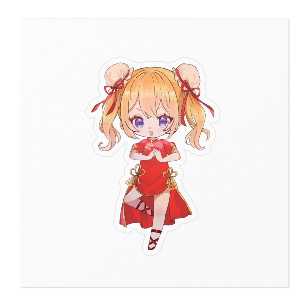 みぃるのステッカー(チャイナ服バージョン)