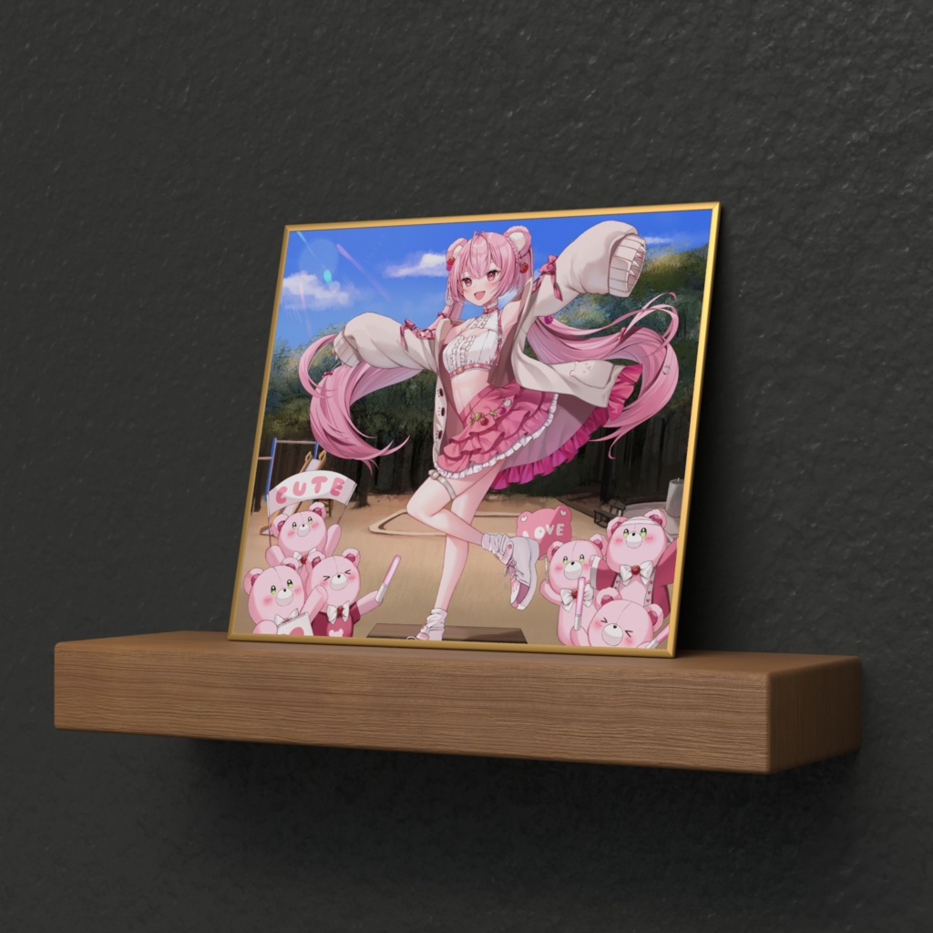 叶苺りまの色紙